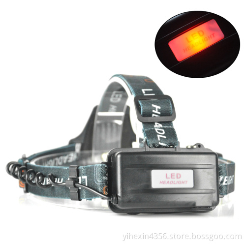 Boruit Newest ABS High Quality Zoomable Rechargeable Led Headlamp 18650 Battery Power Supply